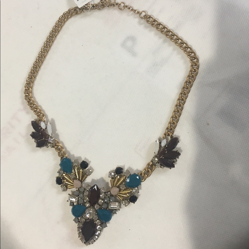 J.Crew Multi-stone Necklace Clasp closure